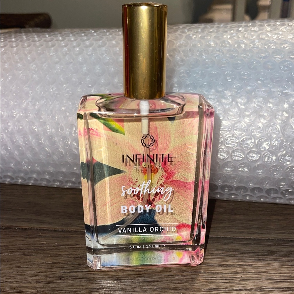 Soothing Body Oil - Vanilla Orchid - Gold Cap